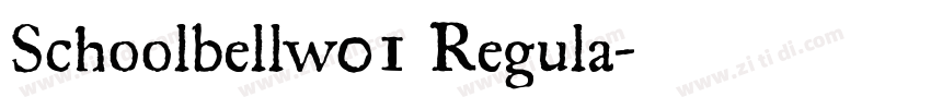 Schoolbellw01 Regula字体转换